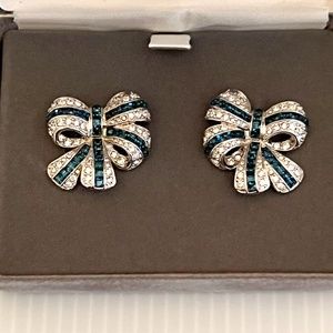 NEW Nolan Miller Broadway Bow Earrings